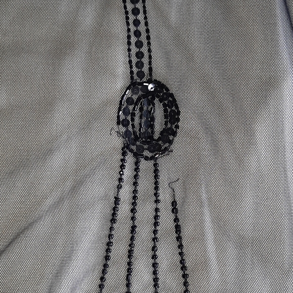 SCEE BY TWINSET Tulle Overlay Shift Dress Size M - Picture 5 of 5